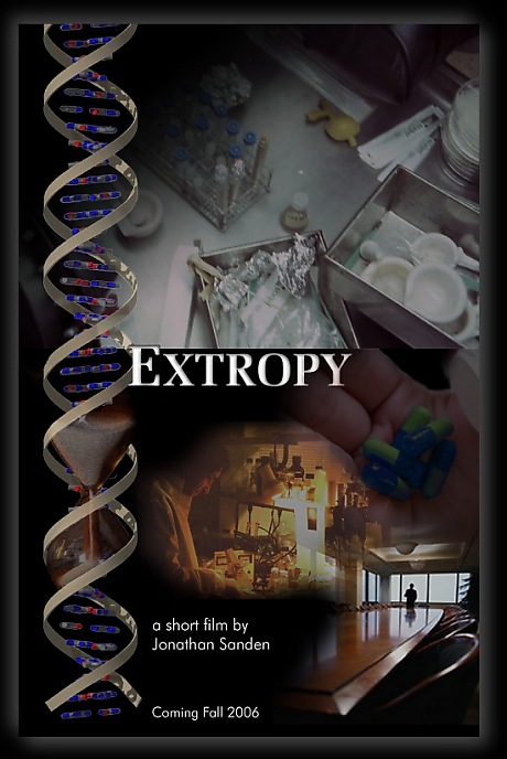 Extropy poster - dark version